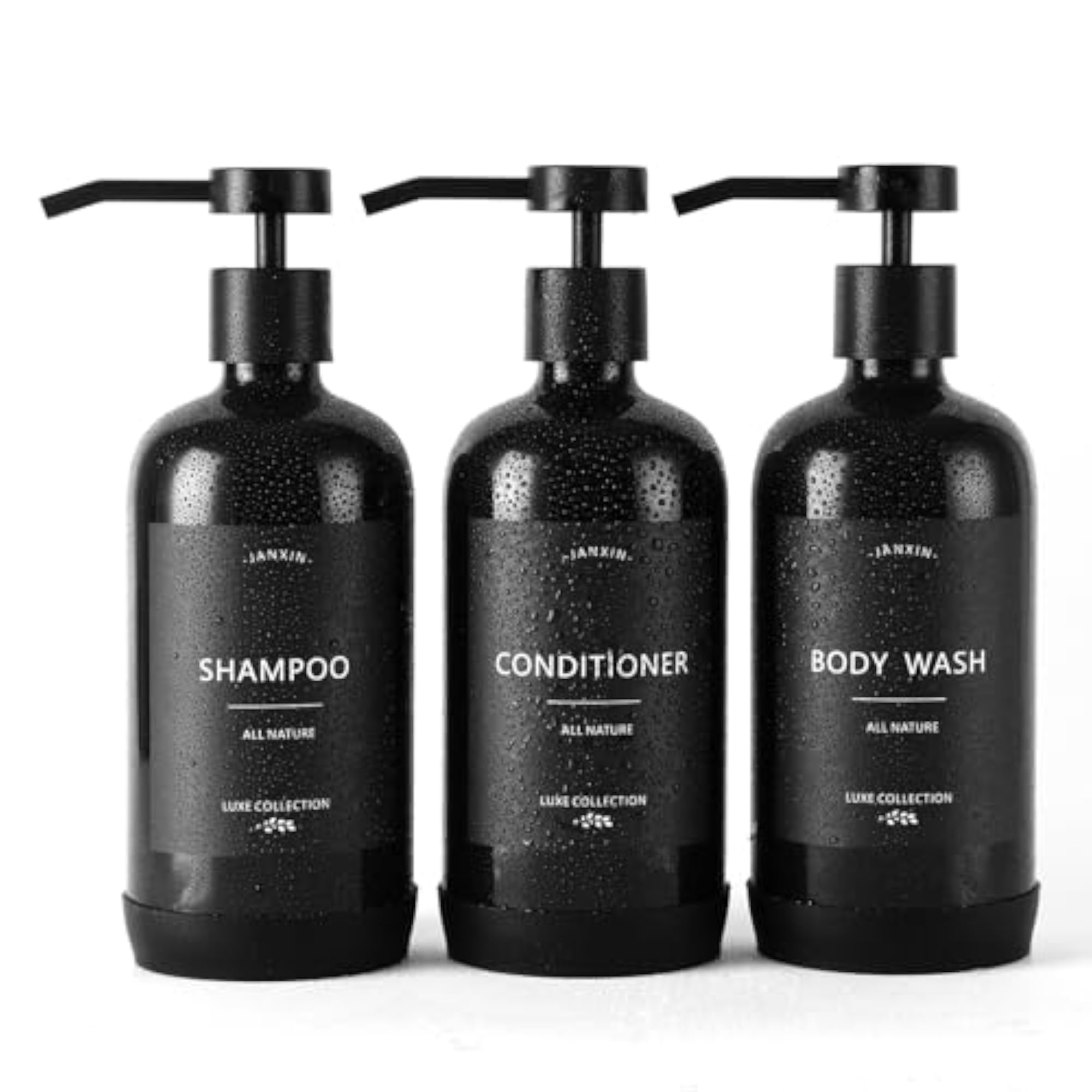 Shampoo and Conditioner Dispenser Set of 3